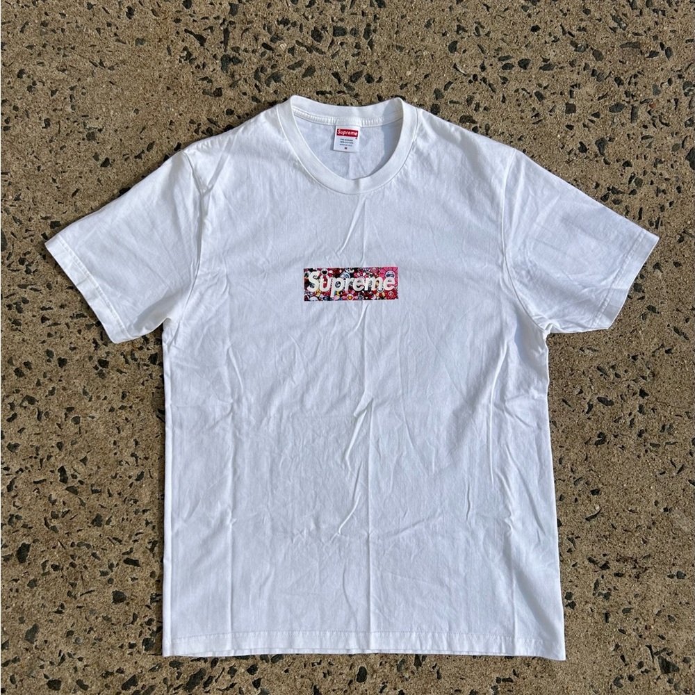 Supreme Takashi Murakami COVID-19 Relief Box Logo Tee Size M